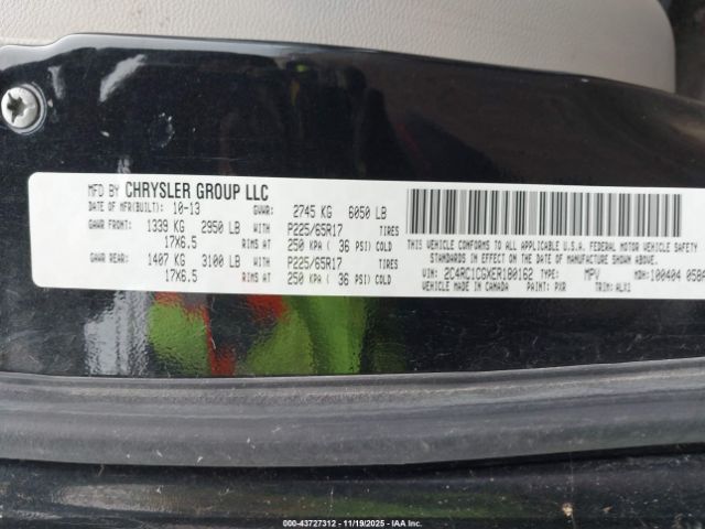 2014 CHRYSLER TOWN & COUNTRY 2C4RC1CGXER180162 Photo 8