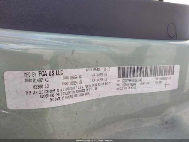 2016 FIAT 500 3C3CFFBR4GT161642 Photo 8