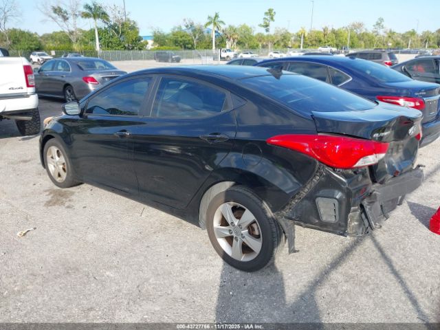 2011 HYUNDAI ELANTRA KMHDH4AE4BU143858 Photo 2