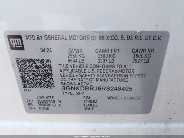 Chevrolet Blazer Ev Eawd 2lt 2024 3GNKDBRJ6RS248495 Image 9
