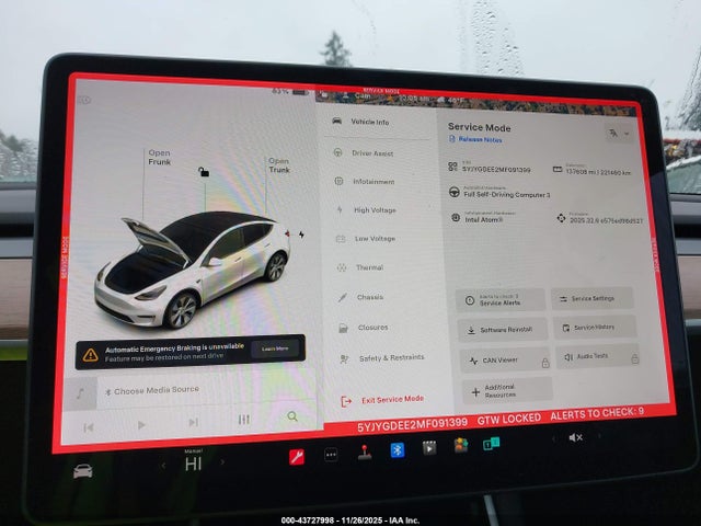 2021 TESLA MODEL Y 5YJYGDEE2MF091399 Photo 6