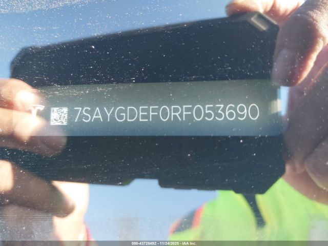 2024 TESLA MODEL Y 7SAYGDEF0RF053690 Photo 8