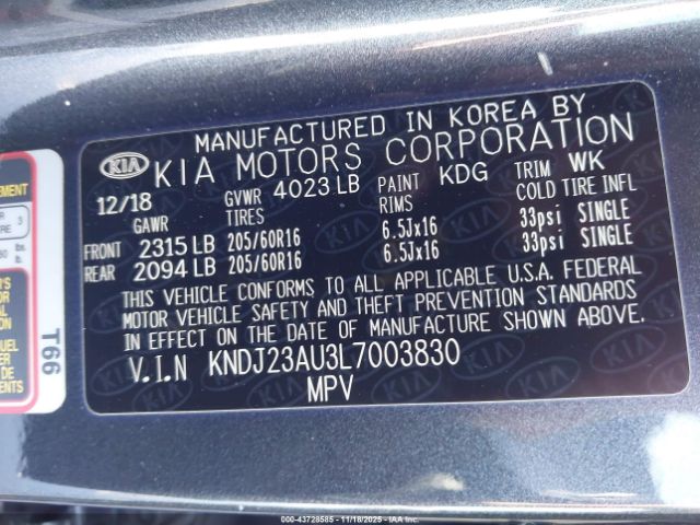 2020 KIA SOUL KNDJ23AU3L7003830 Photo 8