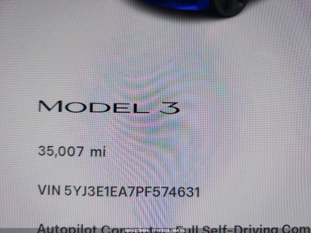 2023 TESLA MODEL 3 5YJ3E1EA7PF574631 Photo 6