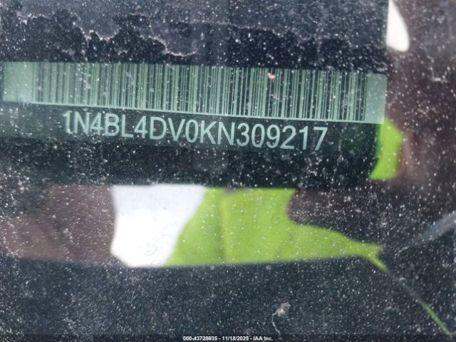 2019 NISSAN ALTIMA 1N4BL4DV0KN309217 Photo 8