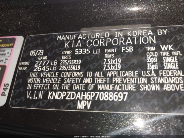 2023 KIA SPORTAGE PLUG-IN HYBRID KNDPZDAH6P7088697 Photo 8