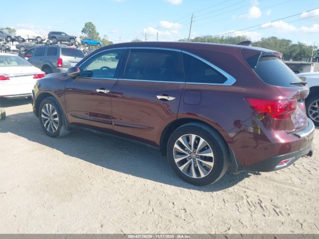 2014 ACURA MDX 5FRYD4H45EB031788 Photo 2