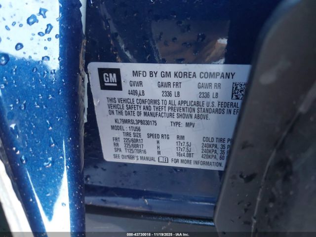 2023 CHEVROLET TRAILBLAZER KL79MRSL3PB030175 Photo 8