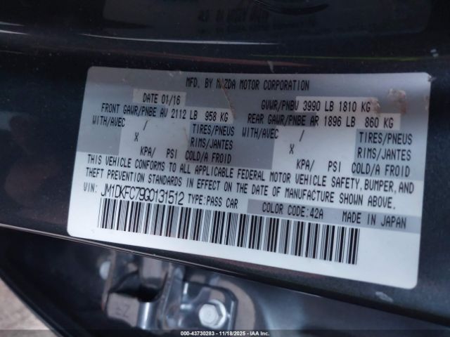 2016 MAZDA CX-3 JM1DKFC79G0131512 Photo 8