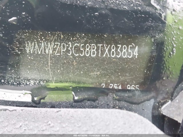 2011 MINI COOPER S WMWZP3C58BTX83854 Photo 8