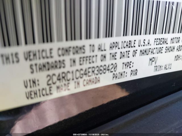 2014 CHRYSLER TOWN & COUNTRY 2C4RC1CG4ER368420 Photo 8