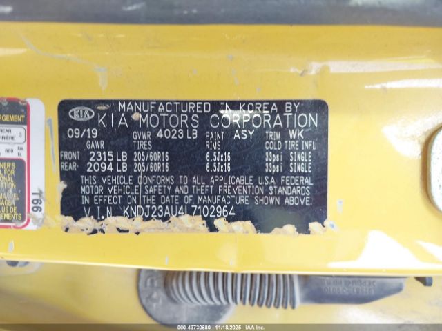 2020 KIA SOUL KNDJ23AU4L7102964 Photo 8