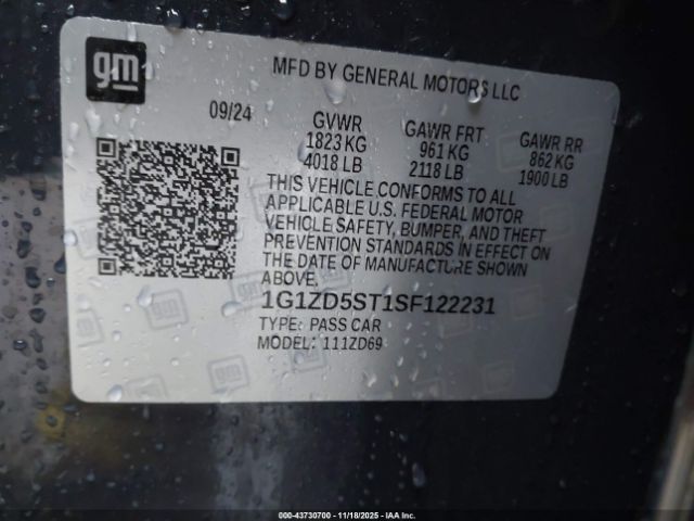 2025 CHEVROLET MALIBU 1G1ZD5ST1SF122231 Photo 8