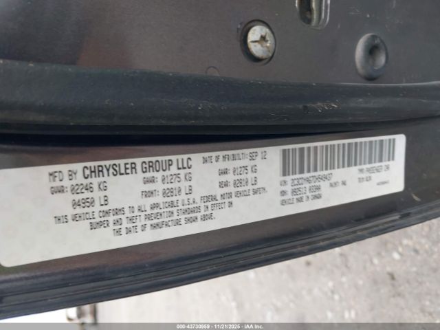 2013 DODGE CHALLENGER 2C3CDYAG7DH549437 Photo 8