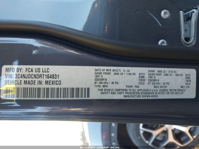 Jeep Compass Limited 4x4 2024 3C4NJDCN3RT164831 Image 9