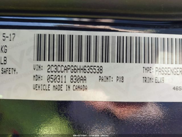 2017 CHRYSLER 300C 2C3CCAPG6HH635538 Photo 8