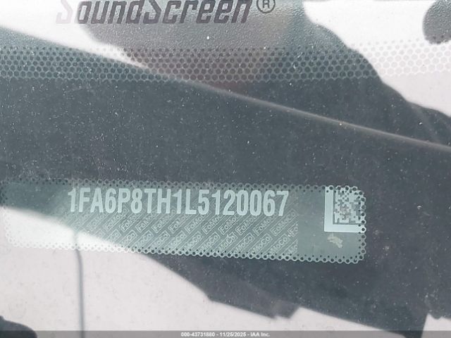 2020 FORD MUSTANG 1FA6P8TH1L5120067 Photo 8