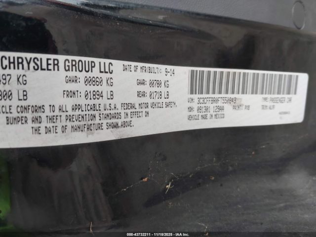 2015 FIAT 500 3C3CFFBR0FT550843 Photo 8