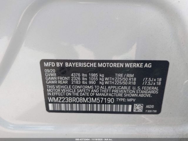 2021 MINI COUNTRYMAN WMZ23BR08M3M57190 Photo 8