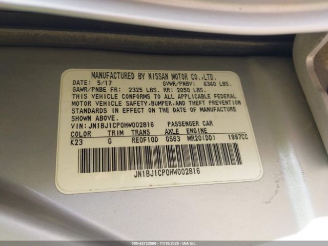 2017 NISSAN ROGUE SPORT JN1BJ1CP0HW002816 Photo 8