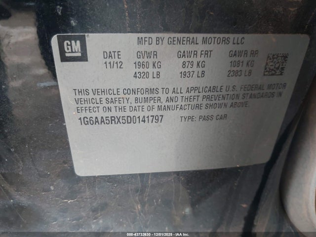 2013 CADILLAC ATS 1G6AA5RX5D0141797 Photo 8