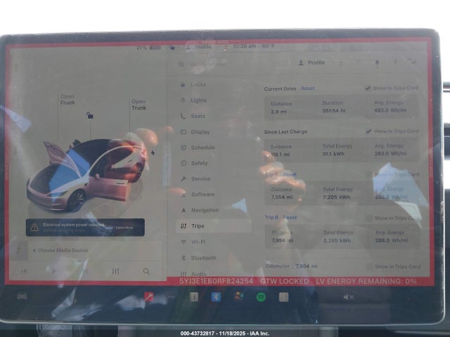 Продажа на аукционе авто 2024 Tesla Model 3 Long Range Dual Motor All-wheel Drive, vin: 5YJ3E1EB0RF824254, номер лота: 43732817