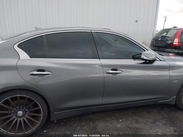 2017 Infiniti Q50 2.0t Premium მანქანა იყიდება აუქციონზე, vin: JN1CV7AP0HM640123, აუქციონის ნომერი: 43732823