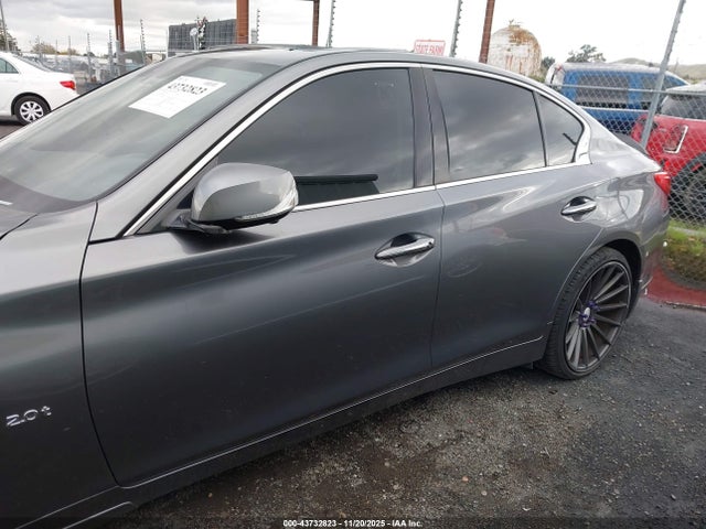 2017 Infiniti Q50 2.0t Premium მანქანა იყიდება აუქციონზე, vin: JN1CV7AP0HM640123, აუქციონის ნომერი: 43732823