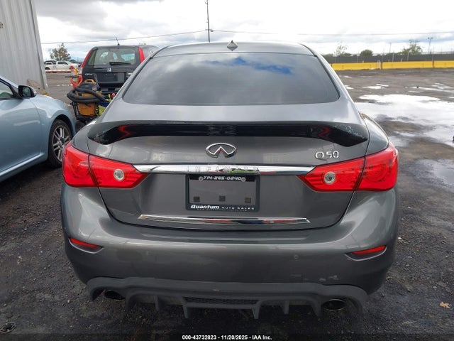 2017 Infiniti Q50 2.0t Premium მანქანა იყიდება აუქციონზე, vin: JN1CV7AP0HM640123, აუქციონის ნომერი: 43732823