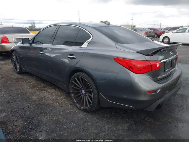 2017 Infiniti Q50 2.0t Premium მანქანა იყიდება აუქციონზე, vin: JN1CV7AP0HM640123, აუქციონის ნომერი: 43732823