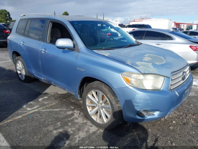 2008 TOYOTA HIGHLANDER HYBRID JTEEW41A382000766