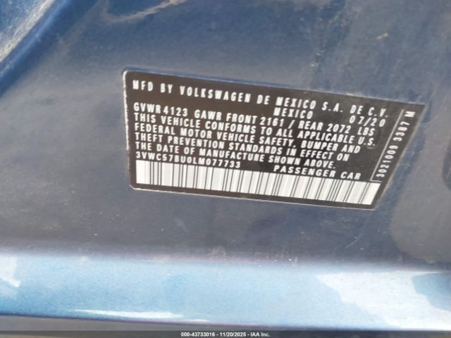 2020 VOLKSWAGEN JETTA 3VWC57BU0LM077733 Photo 8