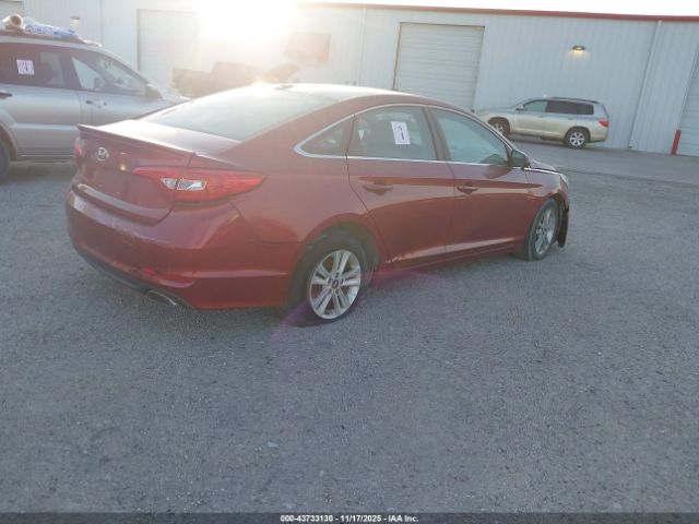 2015 HYUNDAI SONATA 5NPE24AFXFH121723 Photo 3