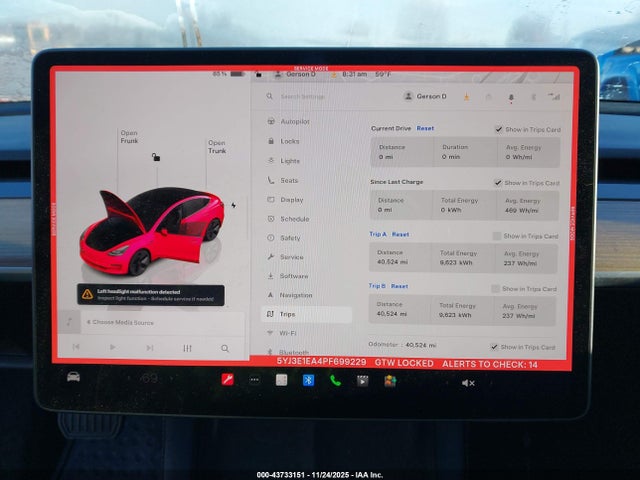 2023 TESLA MODEL 3 5YJ3E1EA4PF699229 Photo 6