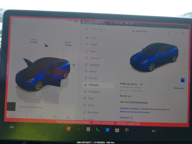 2023 TESLA MODEL Y 7SAYGDEE6PA025698 Photo 6