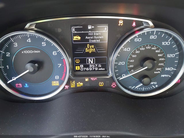 2017 Subaru Crosstrek 2.0i Premium მანქანა იყიდება აუქციონზე, vin: JF2GPADC4H8253521, აუქციონის ნომერი: 43733220