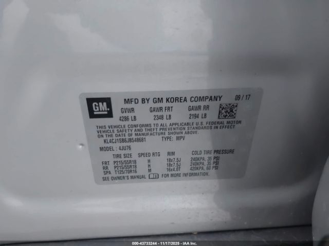 2018 BUICK ENCORE KL4CJ1SB6JB548681 Photo 8