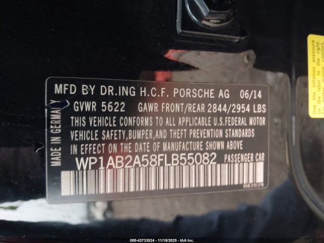 2015 PORSCHE MACAN WP1AB2A58FLB55082 Photo 8