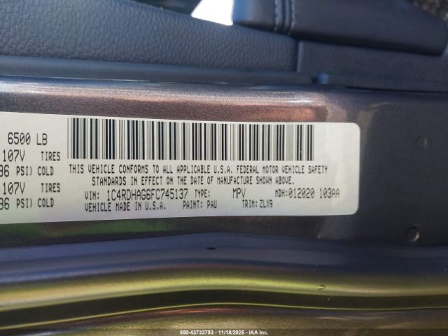 2015 DODGE DURANGO 1C4RDHAG6FC745137 Photo 8