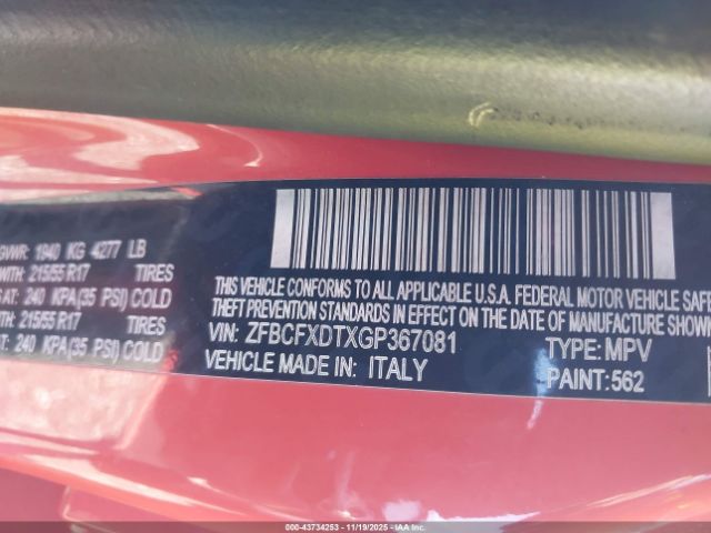 2016 FIAT 500X ZFBCFXDTXGP367081 Photo 8