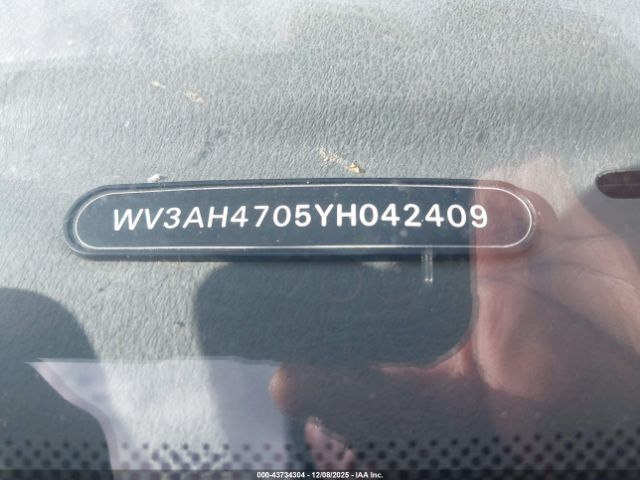 2000 VOLKSWAGEN EUROVAN WV3AH4705YH042409 Photo 8