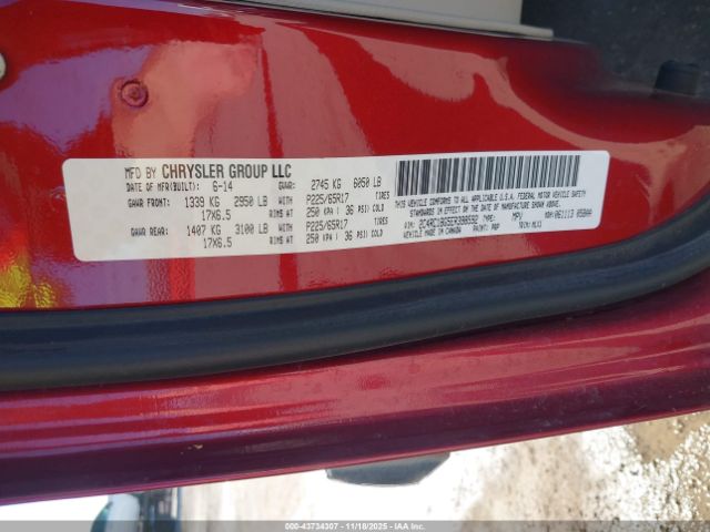 2014 CHRYSLER TOWN & COUNTRY 2C4RC1BG5ER398592 Photo 8