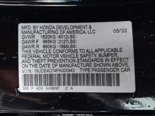 2023 ACURA INTEGRA 19UDE4G74PA000943 Photo 8