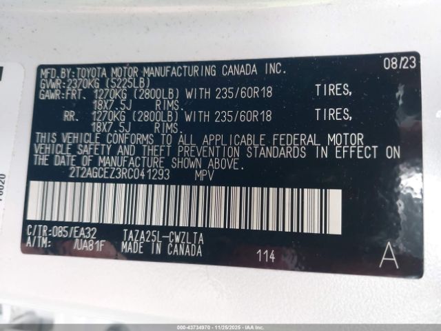 2024 LEXUS NX 350 2T2AGCEZ3RC041293 Photo 8