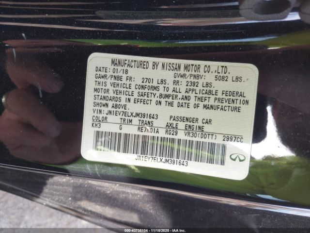 2018 INFINITI Q60 JN1EV7ELXJM391643 Photo 8