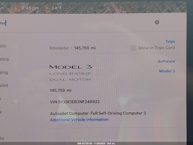 2022 TESLA MODEL 3 5YJ3E1EB3NF246922 Photo 6