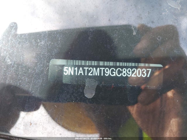 5N1AT2MT9GC892037 Nissan ROGUE SV