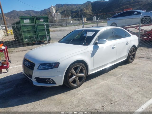 2012 AUDI A4 WAUKFAFL4CA095754 Photo 1