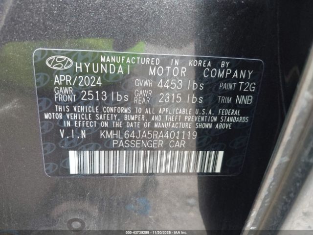 2024 HYUNDAI SONATA KMHL64JA5RA401119 Photo 8