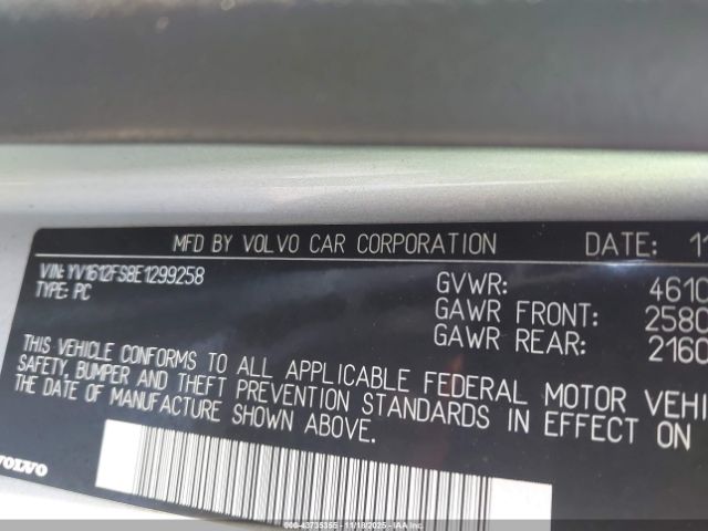 2014 VOLVO S60 YV1612FS8E1299258 Photo 8